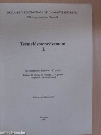 Termelésmenedzsment I-II.