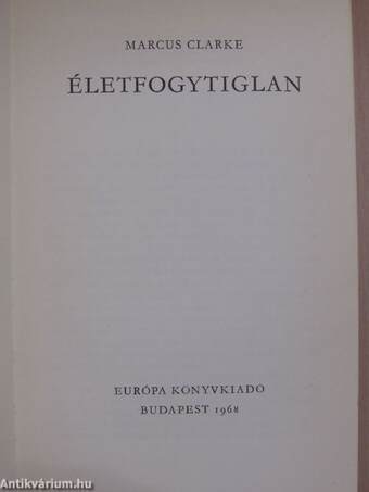 Életfogytiglan