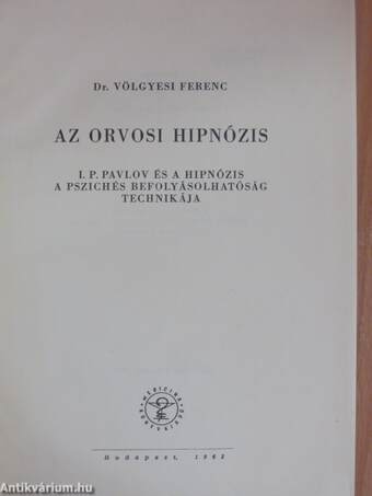 Az orvosi hipnózis