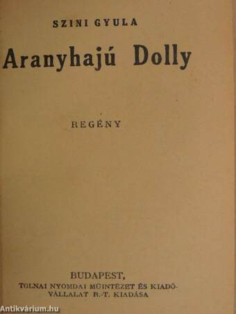 Aranyhajú Dolly