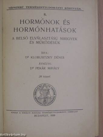 Hormónok és hormónhatások