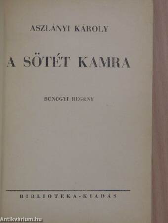 A sötét kamra