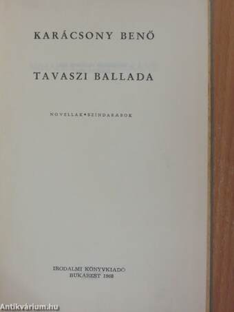 Tavaszi ballada