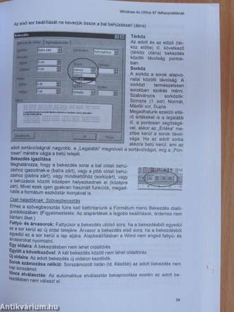 Windows és Office 97 felhasználóknak
