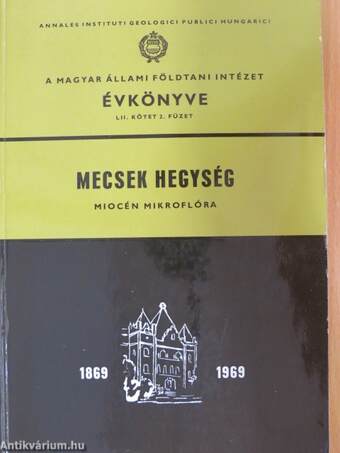 A Magyar Állami Földtani Intézet évkönyve LII. kötet 2. füzet