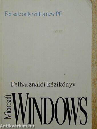 Felhasználói kézikönyv - Microsoft Windows operációs rendszer 3.1-es verzió