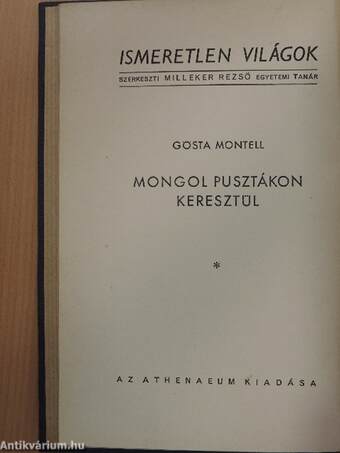 Mongol pusztákon keresztül