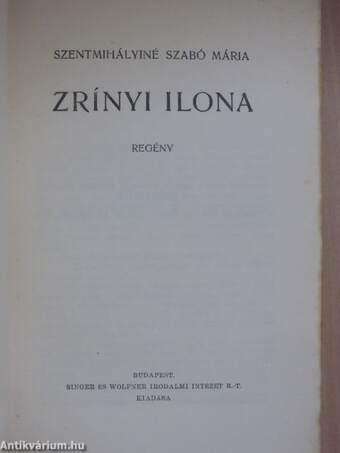 Zrínyi Ilona