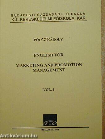 English for marketing and promotion management