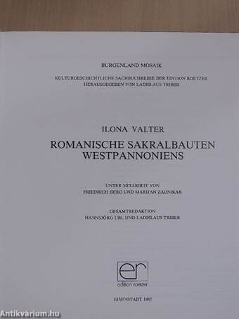 Romanische sakralbauten Westpannoniens