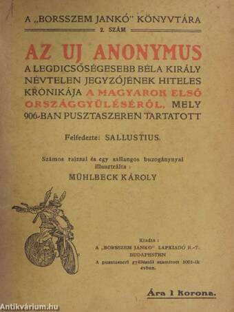 Az uj Anonymus