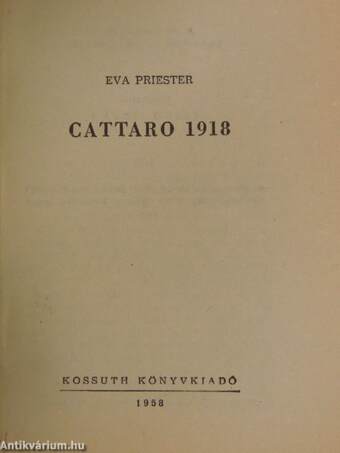 Cattaro 1918