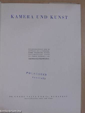 Kamera und Kunst