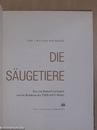 Die Säugetiere