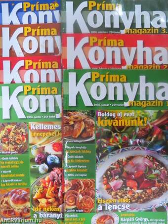 Príma Konyha Magazin 2006. (nem teljes évfolyam)