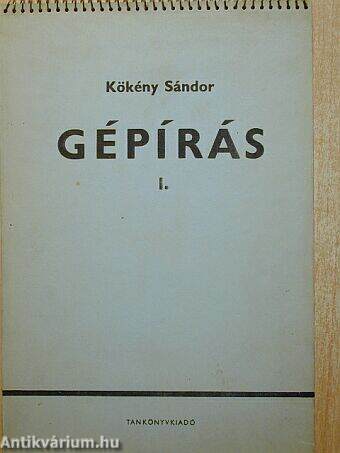 Gépírás I.