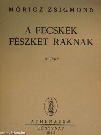 A fecskék fészket raknak