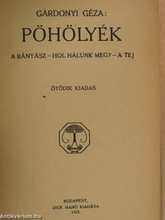 Pöhölyék