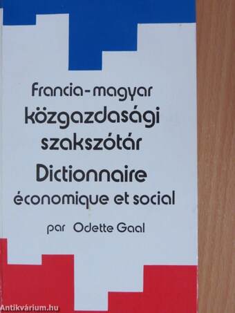 Francia-magyar közgazdasági szakszótár