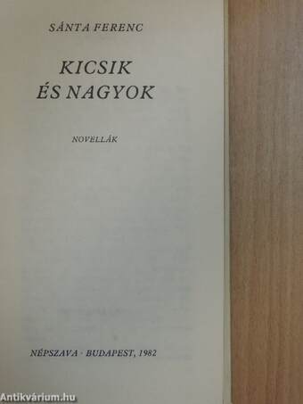 Kicsik és nagyok