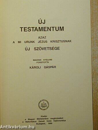 Új Testamentum