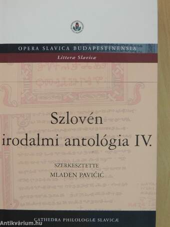 Szlovén irodalmi antológia IV.