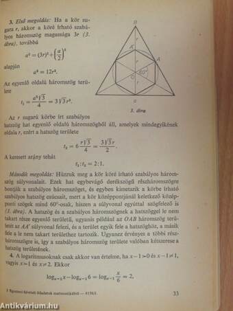 Egyetemi felvételi feladatok matematikából I.