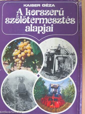 A korszerű szőlőtermesztés alapjai