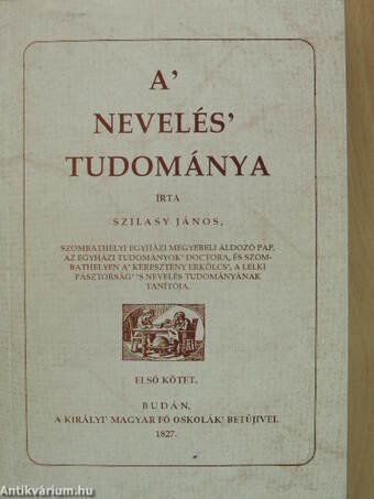 A' nevelés' tudománya I.