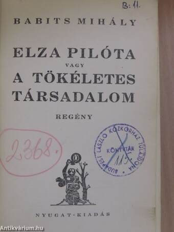 Elza pilóta vagy a tökéletes társadalom