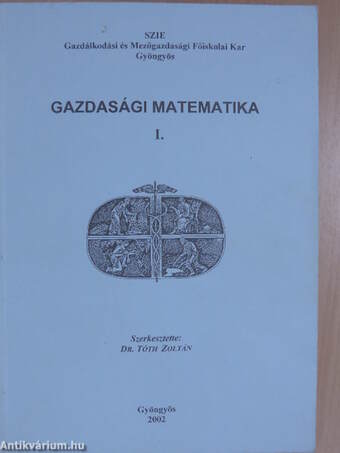 Gazdasági matematika I.