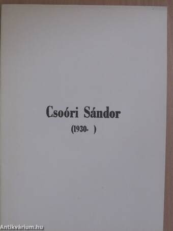 Csoóri Sándor