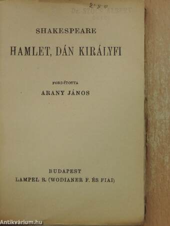 Hamlet, dán királyfi