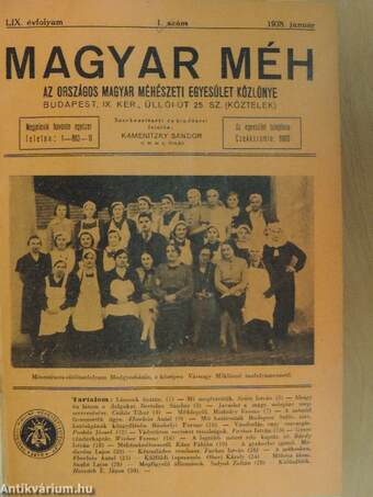 Magyar Méh 1938-1939. január-december