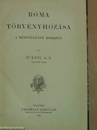 Róma törvényhozása a népgyűlések korában