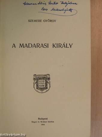 A madarasi király