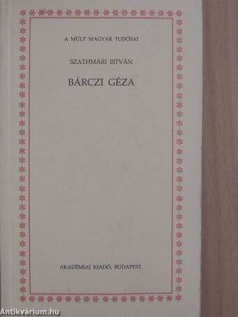Bárczi Géza