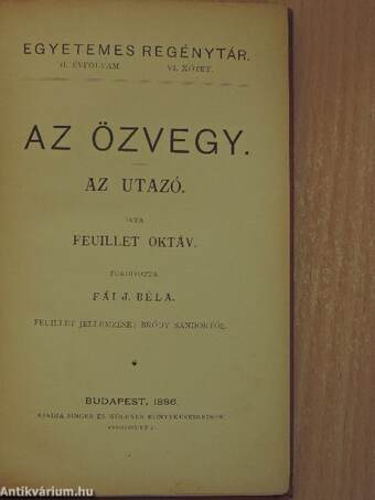 Az özvegy/Az utazó