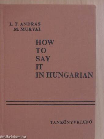 How to say it in Hungarian