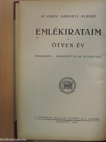 Emlékirataim/Ötven év