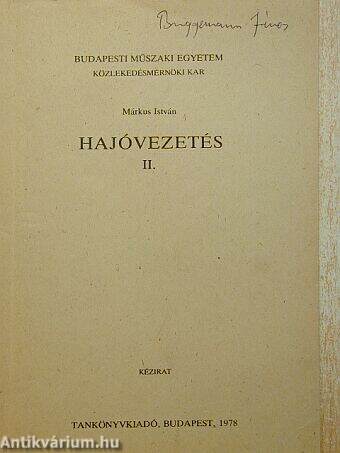 Hajóvezetés II.