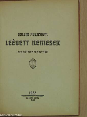 Leégett nemesek