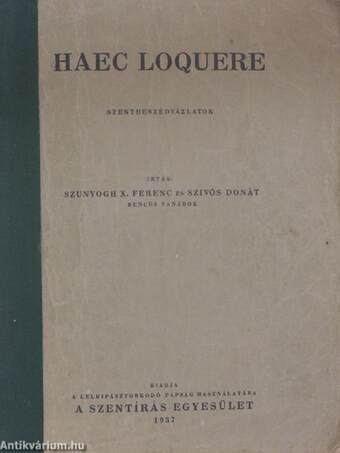 Haec Loquere