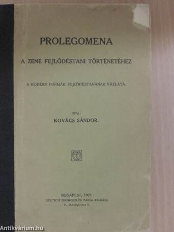 Prolegomena