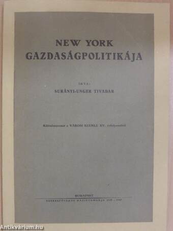 New York gazdaságpolitikája