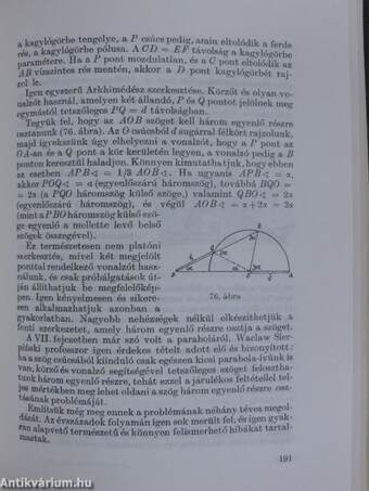 Fejezetek a matematika történetéből