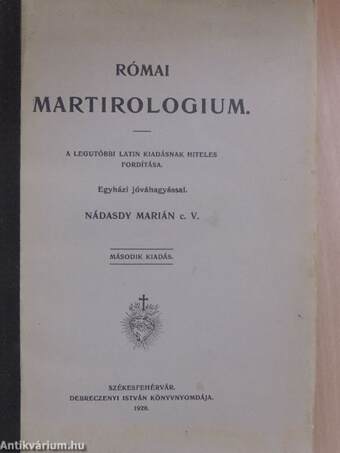 Római martirologium