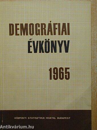 Demográfiai évkönyv 1965
