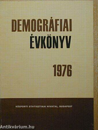 Demográfiai évkönyv 1976