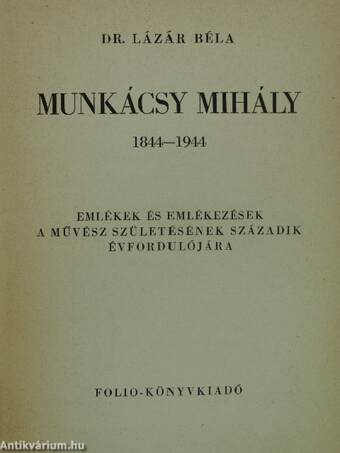 Munkácsy Mihály